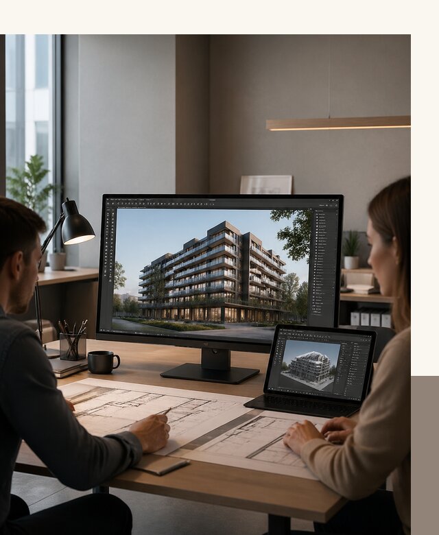 3D визуализация архитектуры и объектов строительства в Губкине
